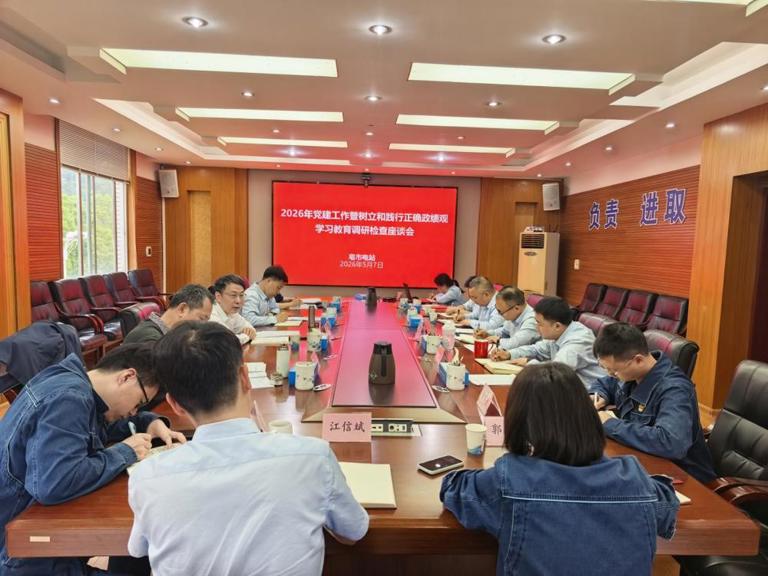 徐磊赴公司基層單位調(diào)研檢查黨建及樹立與踐行正確政績(jī)觀學(xué)習(xí)教育工作